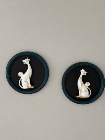 Mira – İkili Kedi Figürlü Duvar Panosu