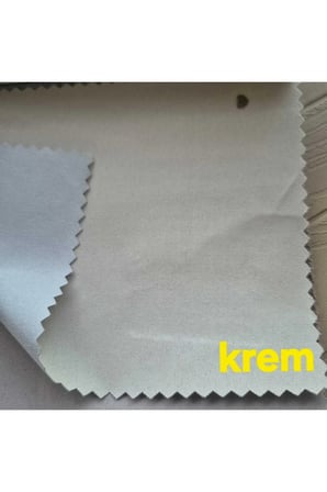 Termal Akustik Blackout Karartma Perde Krem Pilesiz Işık Geçirmez