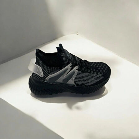 ERKEK ÇOCUK SİYAH GÜNLÜK TRİKO SNEAKER 