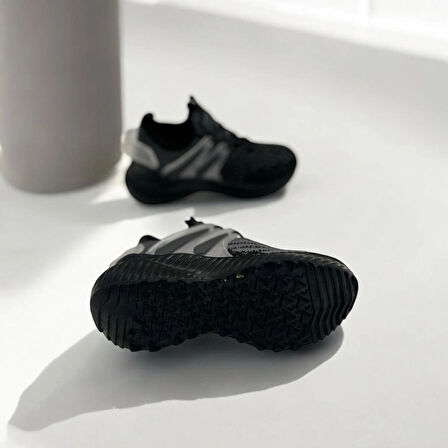 ERKEK ÇOCUK SİYAH GÜNLÜK TRİKO SNEAKER 