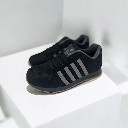 ERKEK SİYAH TABAN KAHVE RAHAT SNEAKER 