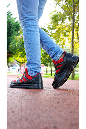 Ortopedik Taban Fileli Casual Terletmez Esnek Hafif Sneaker Erkek Spor Ayakkabı