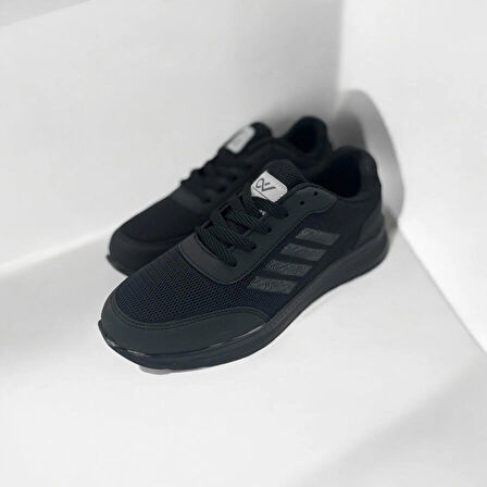  ERKEK RAHAT VE KONFORLU SİYAH SNEAKER