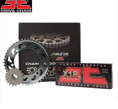 ZİNCİR DİŞLİ SETİ BMW F 900 R (900 cc)  (2020-2022) / BMW / F 900 R / 900cc / ZİNCİR: JT-525X1R3 (Çelik)-122/ ÖN DİŞLİ: SUNSTAR (17T) ARKA DİŞLİ: JT (44T) / 2020-2021-2022