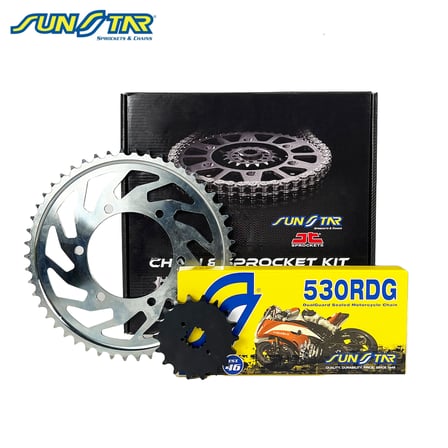 ZİNCİR DİŞLİ SETİ YAMAHA FZS / FAZER (1000 cc)  (2001-2005) / YAMAHA / FZS / FAZER / 1000cc / (ARKA DİŞLİ SAYISI : ORİJİNAL +1) / 2001-2002-2003-2004-2005