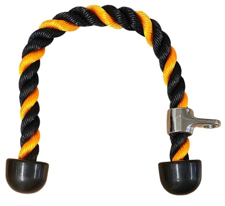 Özel Seri TRC-100 Renkli Triceps Halatı Çift Yön Salon Çalışma Egzersiz