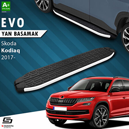 S-Dizayn Skoda Kodiaq Evo Aluminyum Yan Basamak 193 Cm 2017 Üzeri A+ Kalite