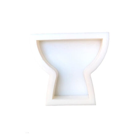 Kadeh 2D Mum Kalıbı ( Silikon ) 1 Adet