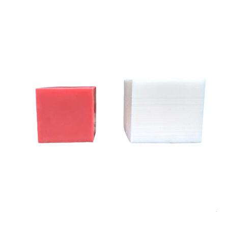 Küp 2D Mum Kalıbı 6x6x6 ( Silikon ) 1 Adet