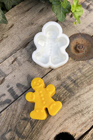 Cookie Adam Tekli Mum Kalıbı (Silikon) (1 Adet)