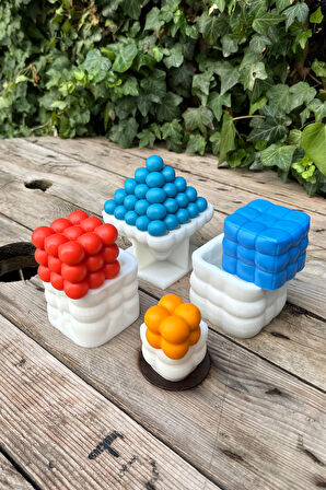 Bubble Set Mum Kalıpları (4 Adet Kalıp)