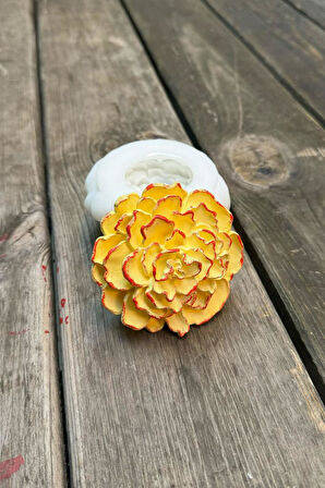 Lotus Çiçek 5 Silikon Mum Kalıbı