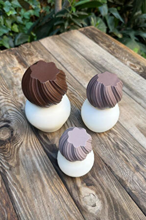 Tomp Üçlü Set Silikon Mum Kalıpları