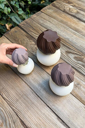 Tomp Üçlü Set Silikon Mum Kalıpları