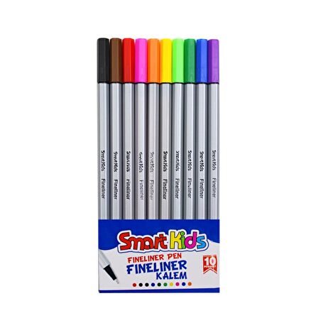 Smart Kids Fineliner Kalem 10 Renk