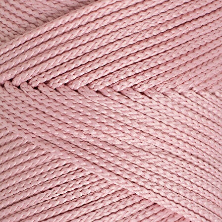 Leyloş Polyester Soft Macrame Pembe El Örgü İpi - Lm042 - 34446