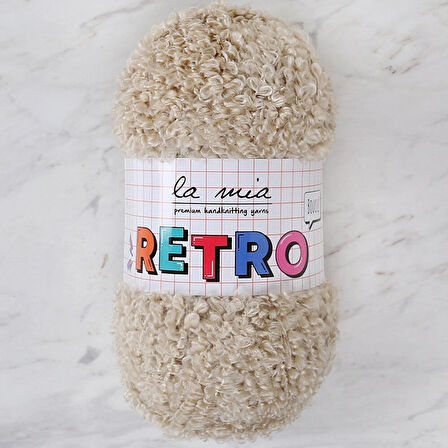 Leyloş Retro Bej El Örgü İpi - Lm1013