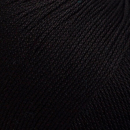 Leyloş Lux Mercerized Cotton Siyah El Örgü İpi - 1 - 33741