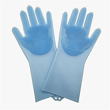 Leyloş Isıya Dayanıklı Pratik Sihirli Silikon Bulaşık Yıkama Eldiveni