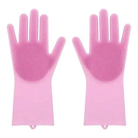 Leyloş Isıya Dayanıklı Pratik Sihirli Silikon Bulaşık Yıkama Eldiveni