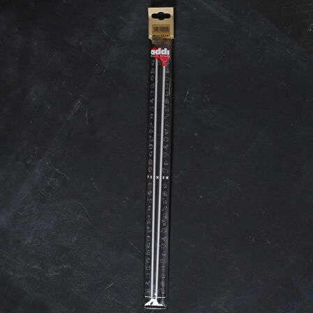 Addı Kalpli 4mm 40cm Klasik Alüminyum Örgü Şişi -