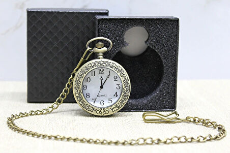 Özel Kutulu Antik Köstekli Saat Model 3