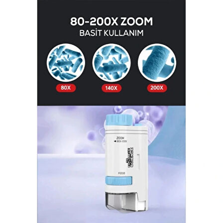 Portatif Mini Mikroskop