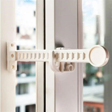 Leyloş Bebek Çocuk Evcil Hayvan Güvenlik Ayarlanabilir Koruyucu Pencere Havalandırma Kilidi