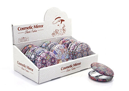 Yuvarlak Taşlı El Aynası Kalın