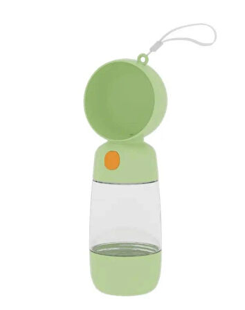 Taşınabilir Evcil Hayvan Mama Hazneli Su Matarası