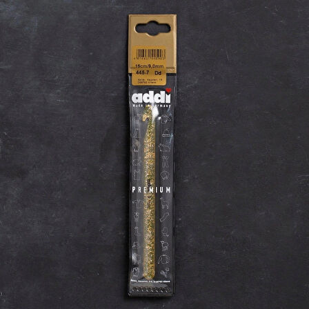 Leyloş Champagner 9mm 15cm Plastik Simli Yün Tığ - 4