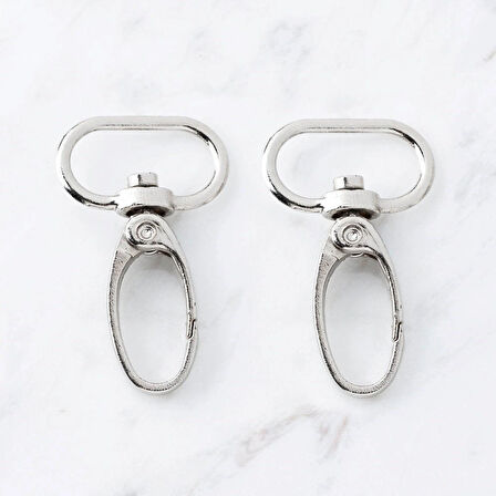 Leyloş 2,5x4 Cm 2 Li Makrome Anahtarlık Kancası