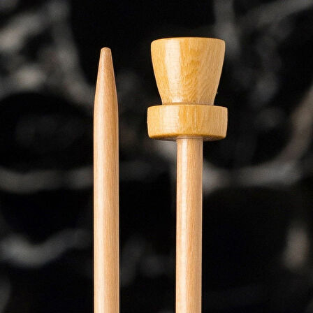 Leyloş Whitewood 3 Mm 36 Cm Ahşap Örgü Şişi