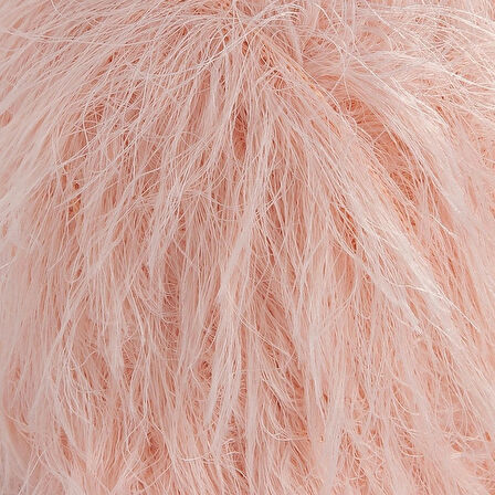 Leyloş Luna Tavşan Tüyü Açık Pembe El Örgü İpi - R100 - 34003