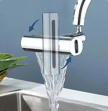 360 Derece Döner Musluk Başlığı