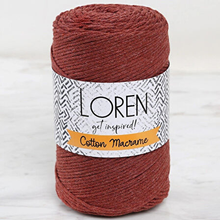 Leyloş Cotton Macrame Kiremit - L035