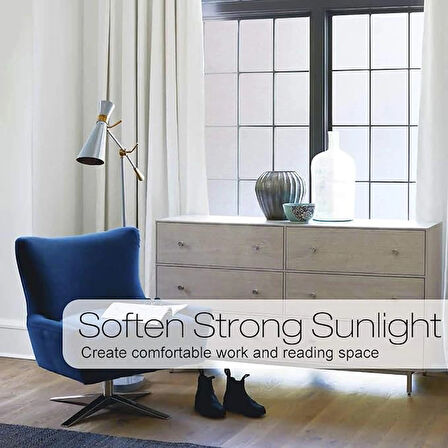 Uv Engelleyici Buzlu Cam Filmi 2 Metre X 45 Cm.