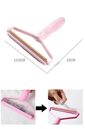 Leyloş Çift Taraflı Elbise Kazak Plastik Kumaş Tüy Alma Ve Tiftik Temizleyici Toplayıcı Taşınabilir