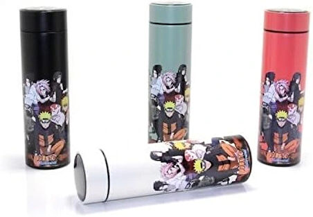 Anime Baskılı Dijital Göstergeli Termos 500 Ml Model 2