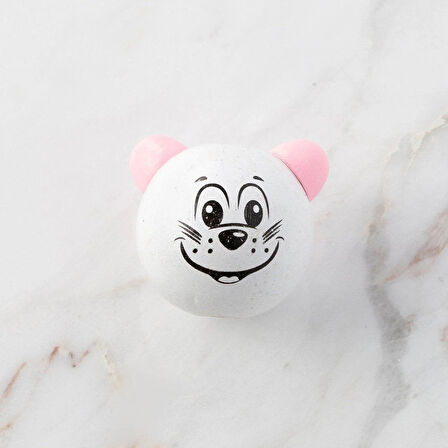 Leyloş 1 Adet Kedi Figürlü Ahşap Boncuk