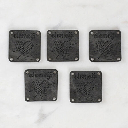 Leyloş Crafts Elemeği Deri Arma 5 Adet - 1568