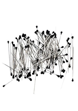 Minelli İğne Kutulu Siyah Başlı 100'lü