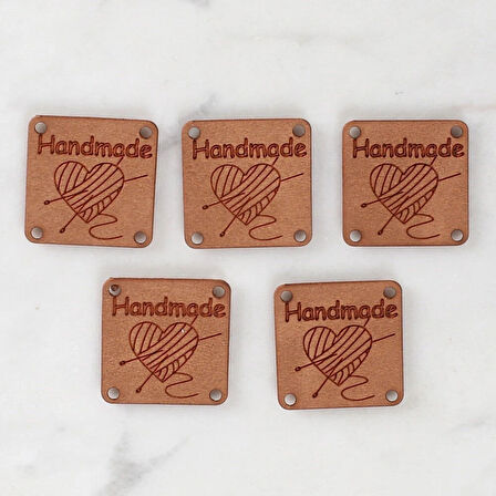 Leyloş Crafts Handmade Deri Arma 5 Adet - 1596