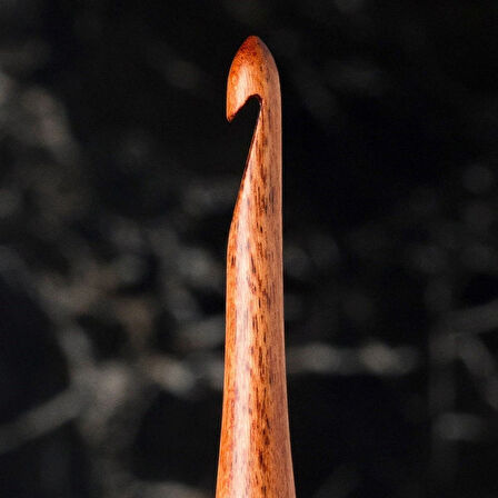 Leyloş Rosewood 6 Mm 15.5 Cm Ahşap Yün Tığ