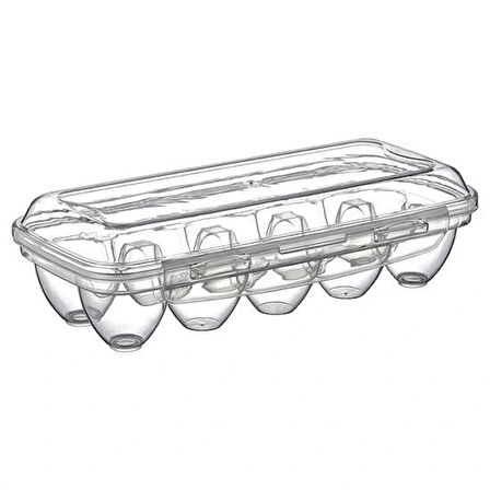 Leyloş 10 Bölmeli Kilitli Kapaklı Yumurtalık Saklama Kutusu Yu110