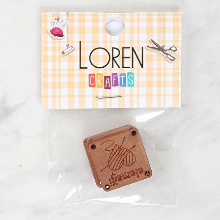 Leyloş Crafts Elemeği Deri Arma 5 Adet - 1571