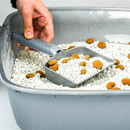 Leyloş Plastik Evcil Hayvan Kedi Kumu Temizleme Eleme Küreği