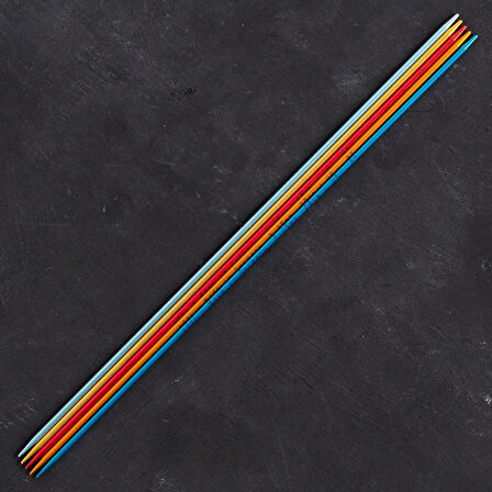 Leyloş Colibri 2,25mm 20cm Renkli Çorap Şişi - 204-7