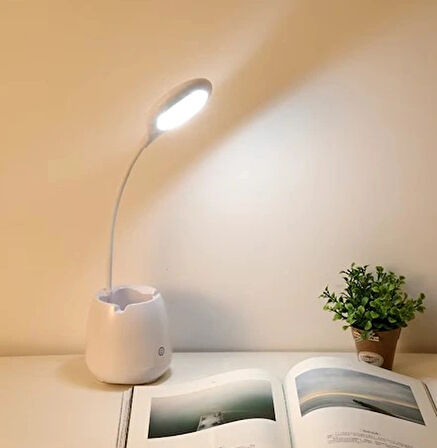 Halka Led Usb Şarjlı Masa Lambası