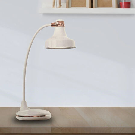 Leyloş Dokunmatik 3 Farklı Led Işıklı Çalışma Masası Üstü Lamba